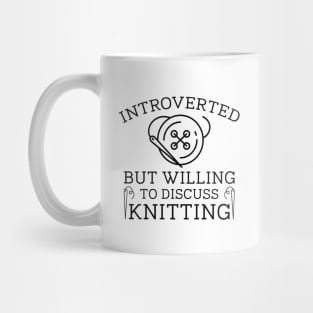 Introverted Knitting Mug
